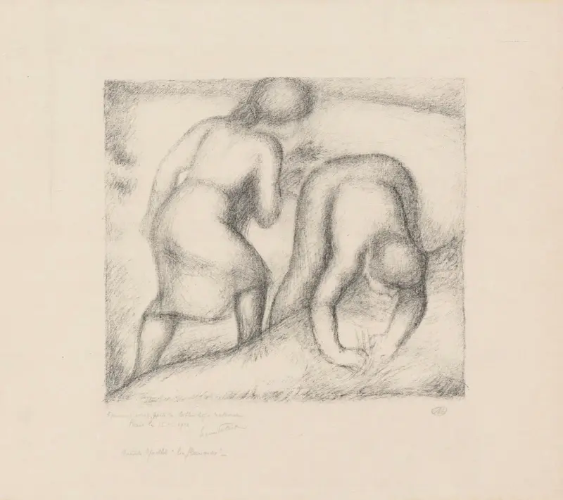 Les glaneuses av Aristide Maillol