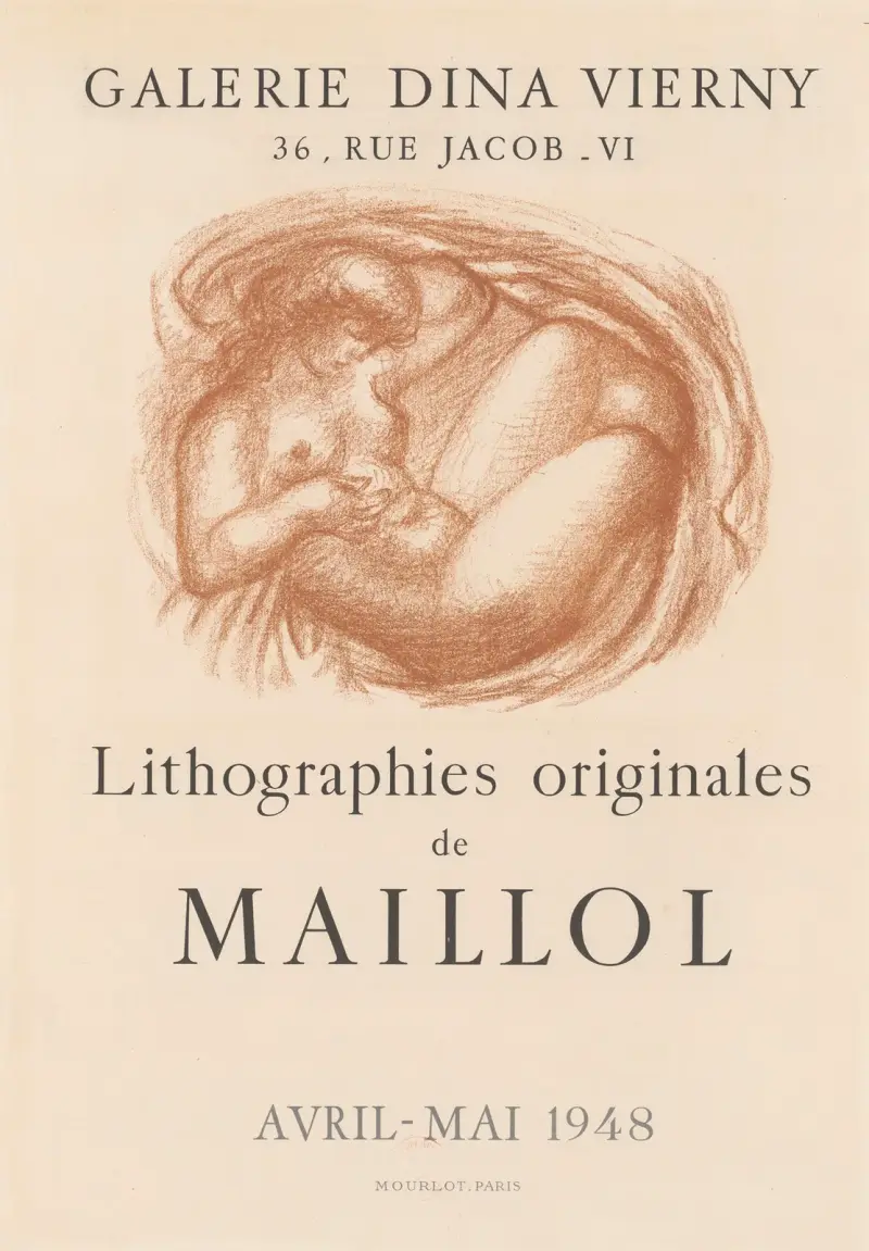 Original litografier av Maillol – april–maj 1948 av Aristide Maillol