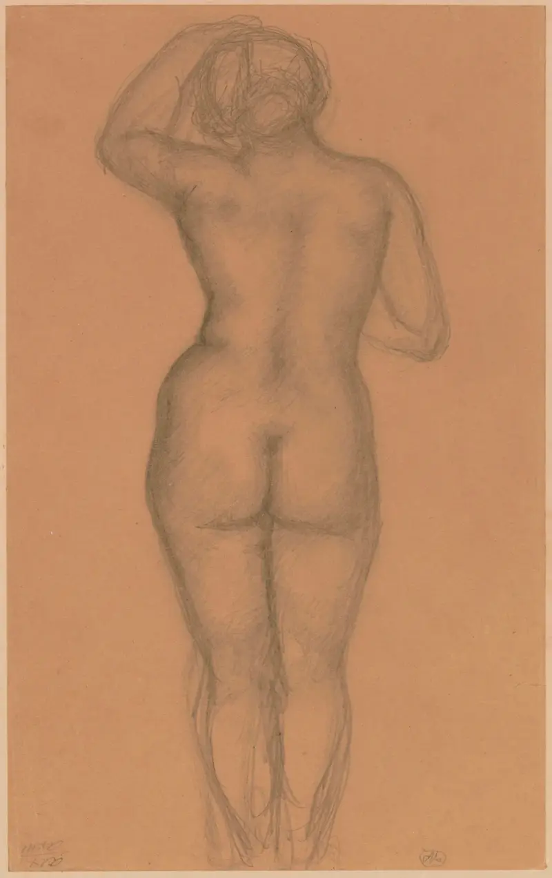 Nude Seen from the Back av Aristide Maillol