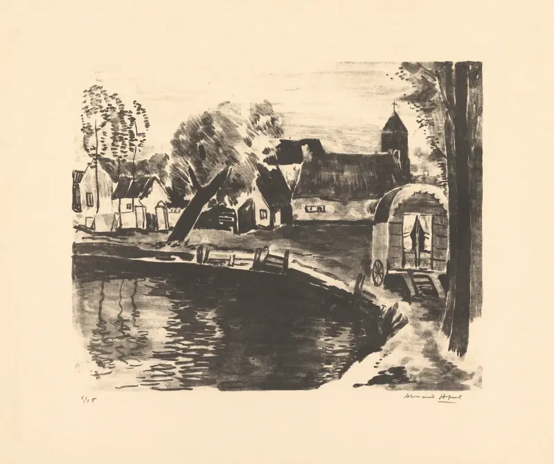 Paysage à Eikenvliet av Armand Apol