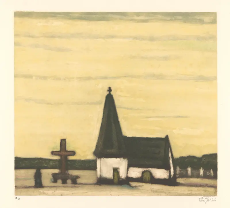 Gammal kyrka i Campine av Armand Apol