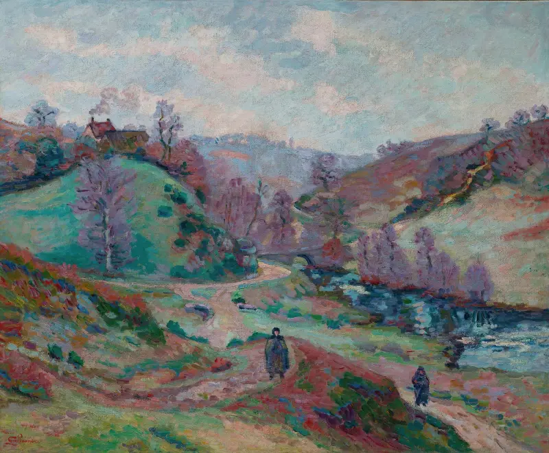 Le Pont Charraud, Creuse von Armand Guillaumin