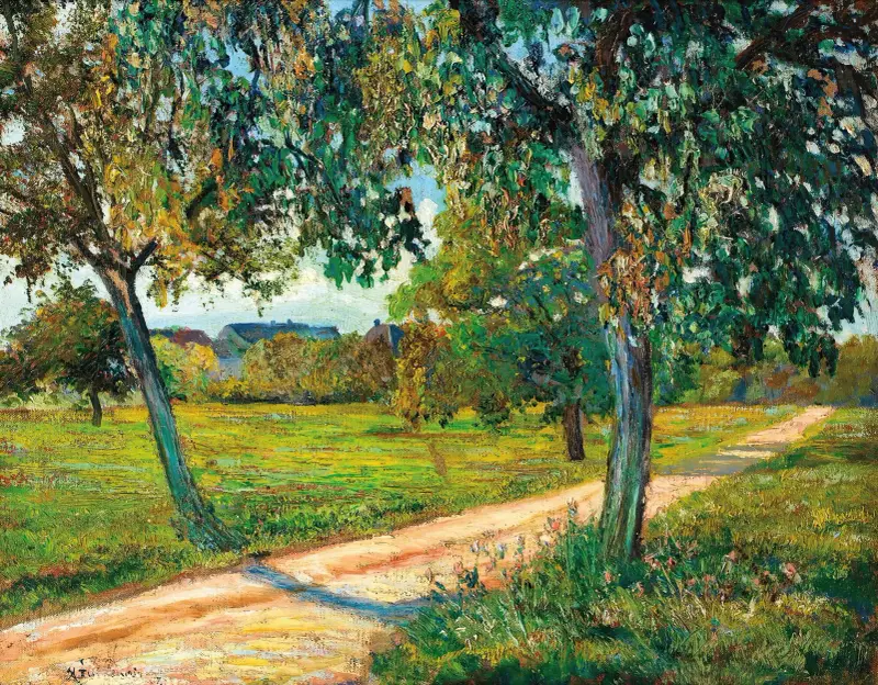 Landskap från Île-de-France av Armand Guillaumin