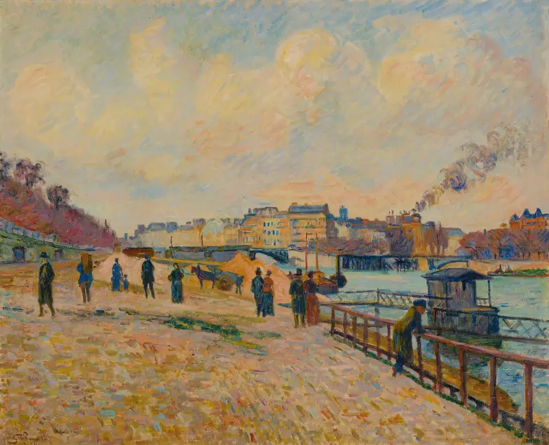 Quai Saint-Bernard, Paris av Armand Guillaumin