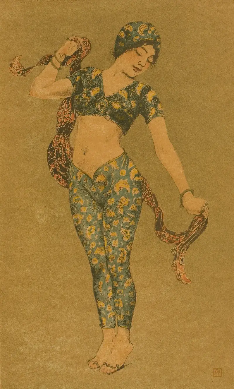 A Dancer av Armand Rassenfosse