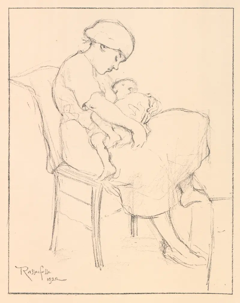 Moederliefde av Armand Rassenfosse