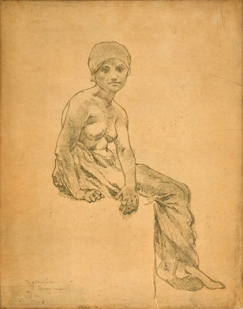Resting Coal Miner av Armand Rassenfosse