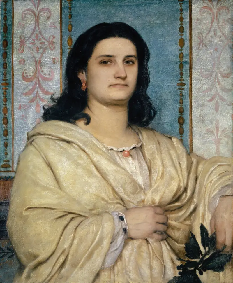 Porträt von Angela Böcklin als Muse von Arnold Böcklin
