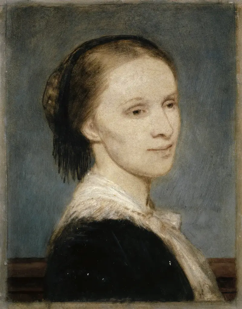 Porträtt av Anna Elisabeth Burckhardt-Brenner av Arnold Böcklin