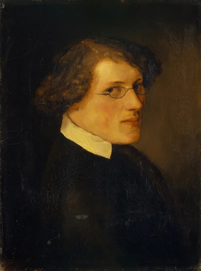 Porträtt av Jakob Mähly av Arnold Böcklin