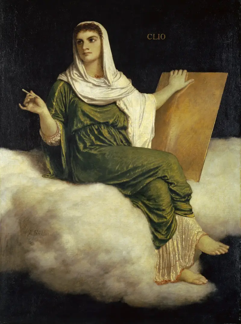 Múza Kleió, Arnold Böcklin