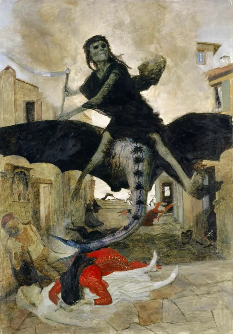 The Plague av Arnold Böcklin