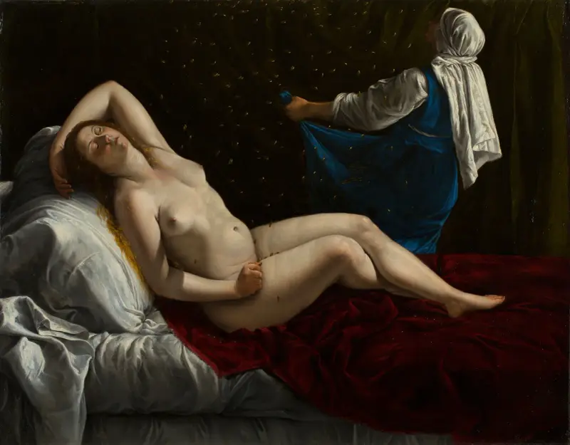 Danaë av Artemisia Gentileschi