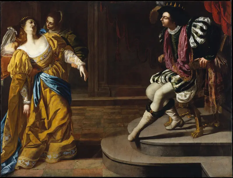 Estera przed Aswerusem, Artemisia Gentileschi