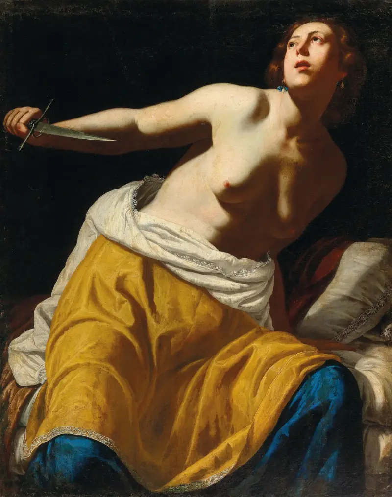 Lucretia – nr 1 av Artemisia Gentileschi