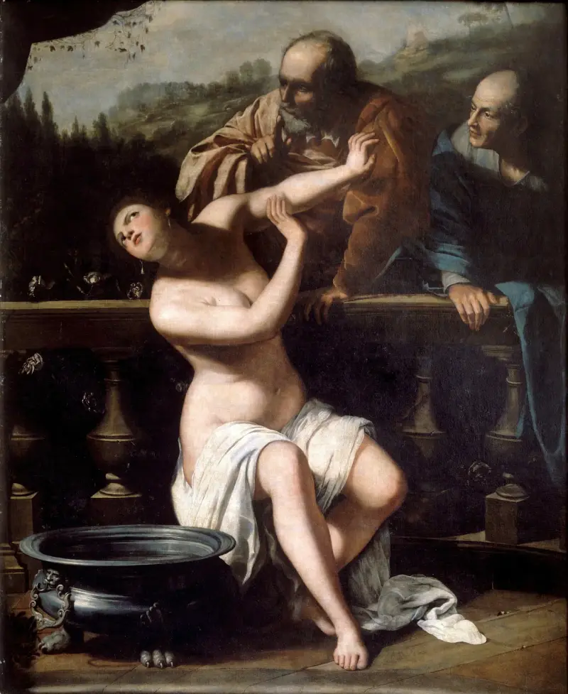 Susanna and the Elders av Artemisia Gentileschi