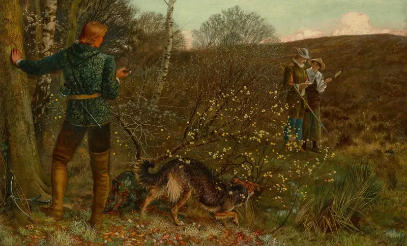 Summer is a coming in av Arthur Hughes