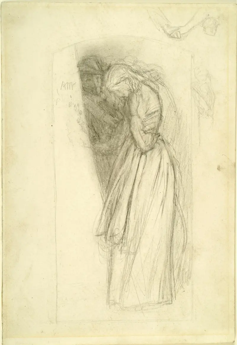The Long Engagement – Compositional Sketch av Arthur Hughes
