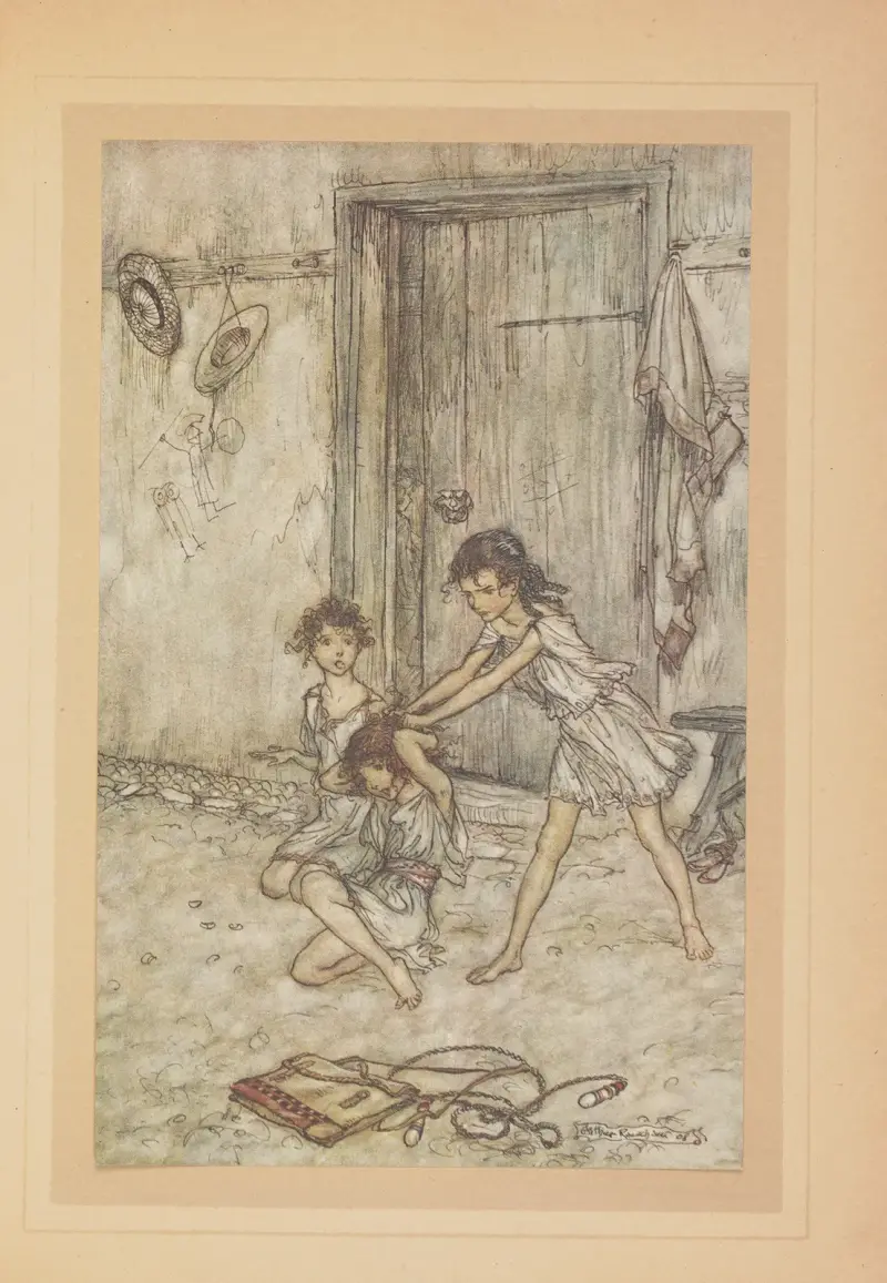 Hon var en liten djävul när hon gick i skolan av Arthur Rackham