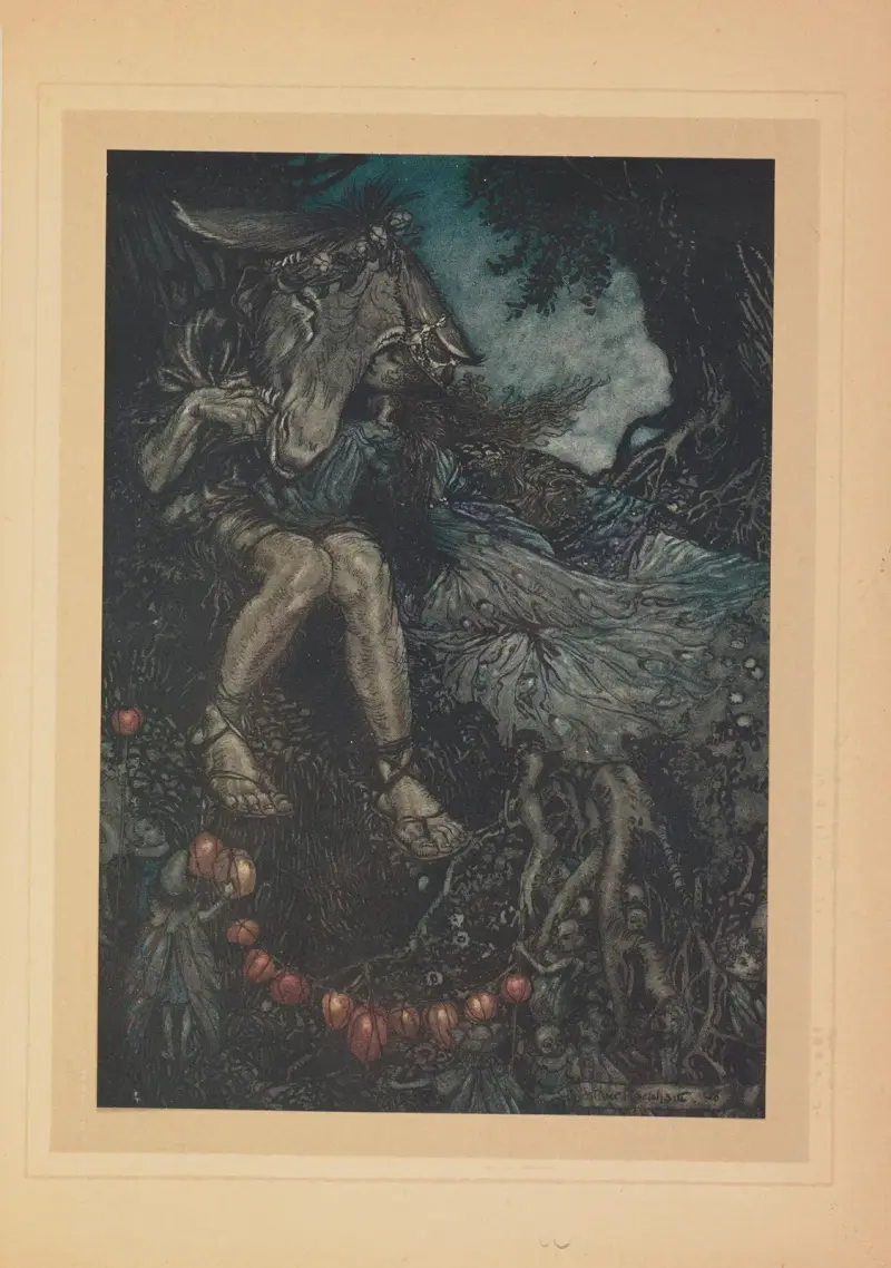 Dors pendant que je t’enlacerai dans mes bras av Arthur Rackham