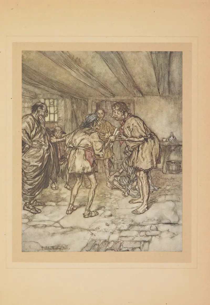 Laissez-moi jouer aussi le lion av Arthur Rackham