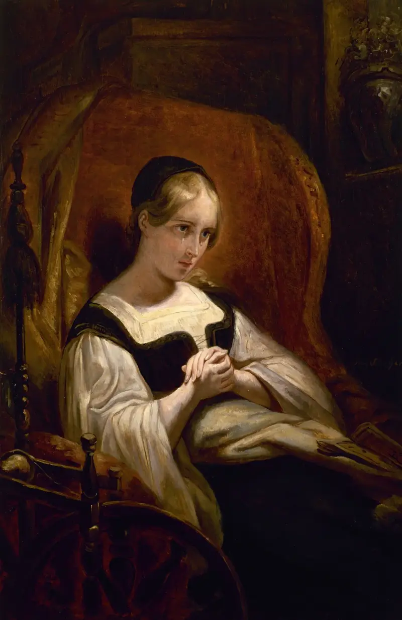 Marguerite au Rouet av Ary Scheffer