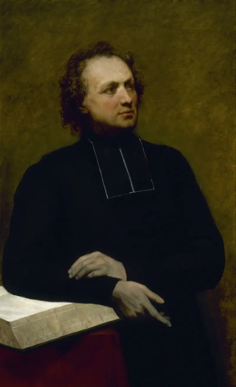 Porträtt av fader Gaspard Deguerry av Ary Scheffer