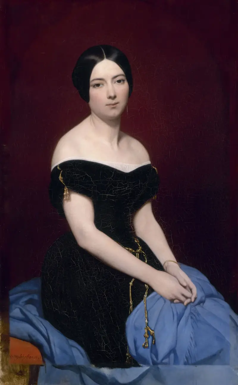 Porträtt av madame Édouard Caillard av Ary Scheffer