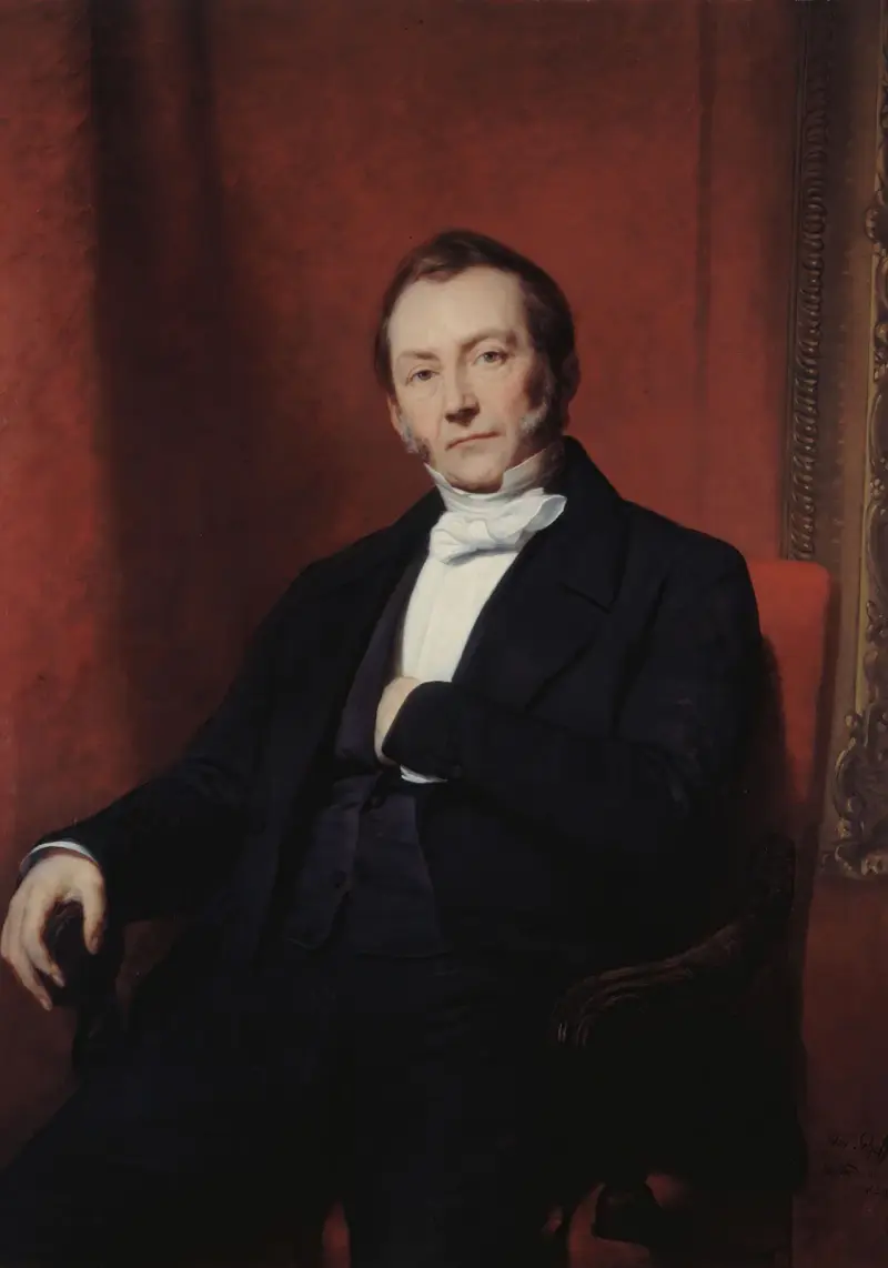 Förmodat porträtt av Jean Abraham Nottebohm av Ary Scheffer