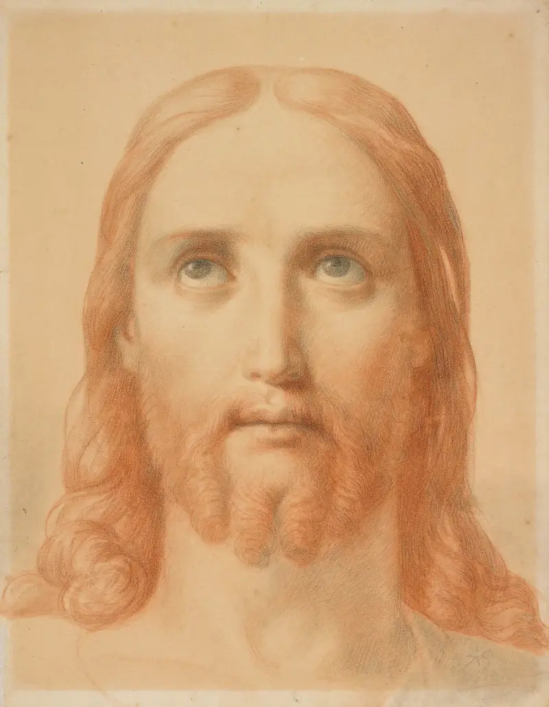 Study For Christus Consolator av Ary Scheffer