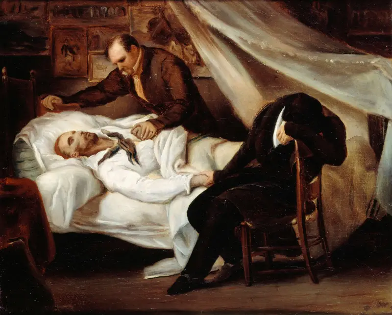 Géricaultova smrt, Ary Scheffer