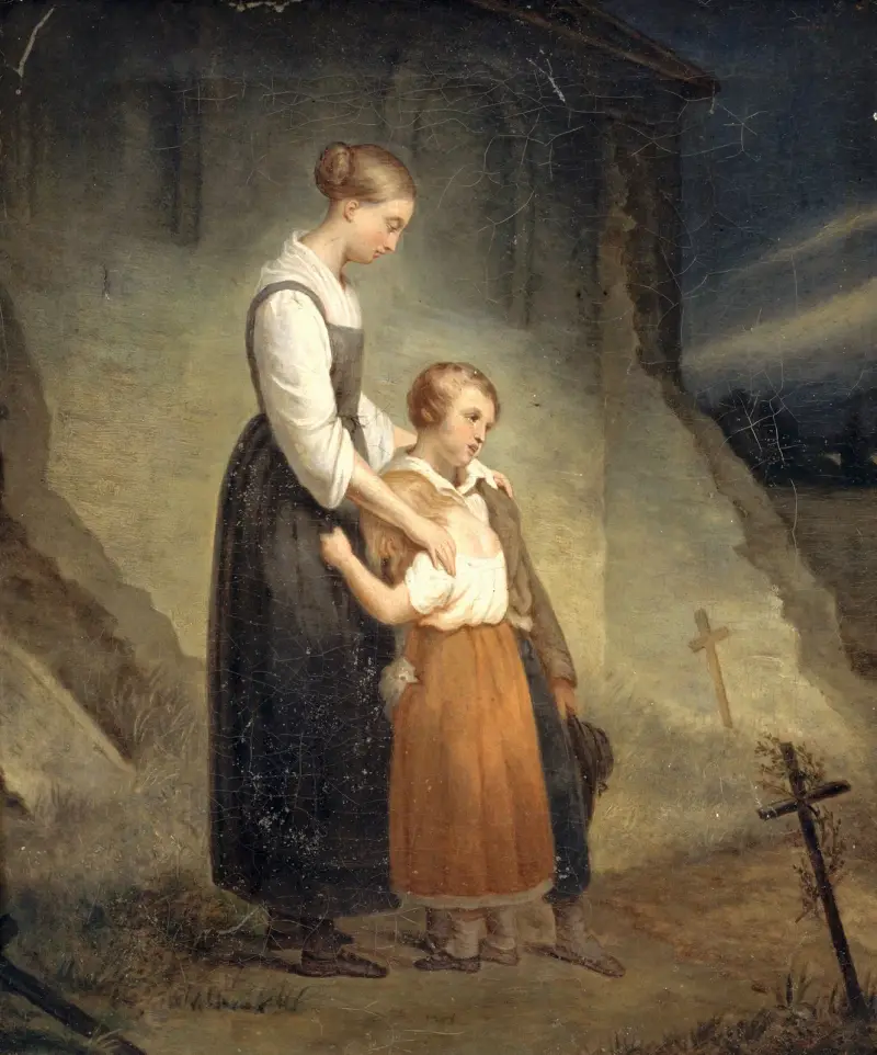 The orphans av Ary Scheffer