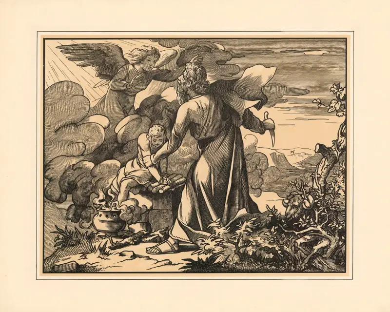 Abraham and Isaac av Aschendorff