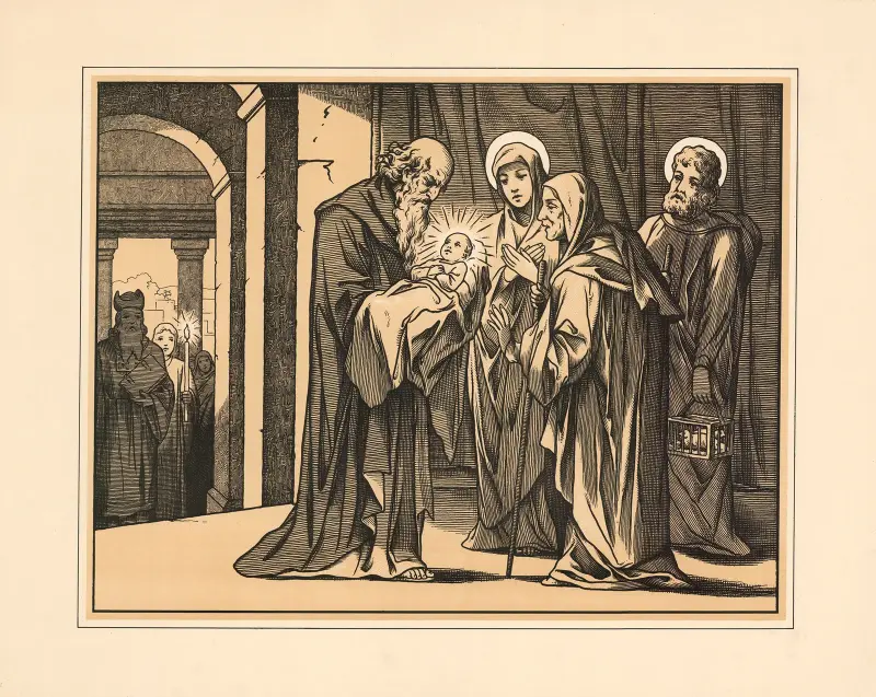 Jesus is presented in the temple av Aschendorff