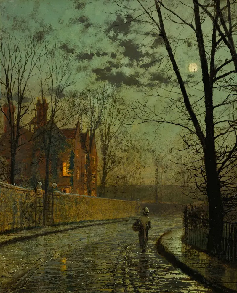 Po deszczu, John Atkinson Grimshaw