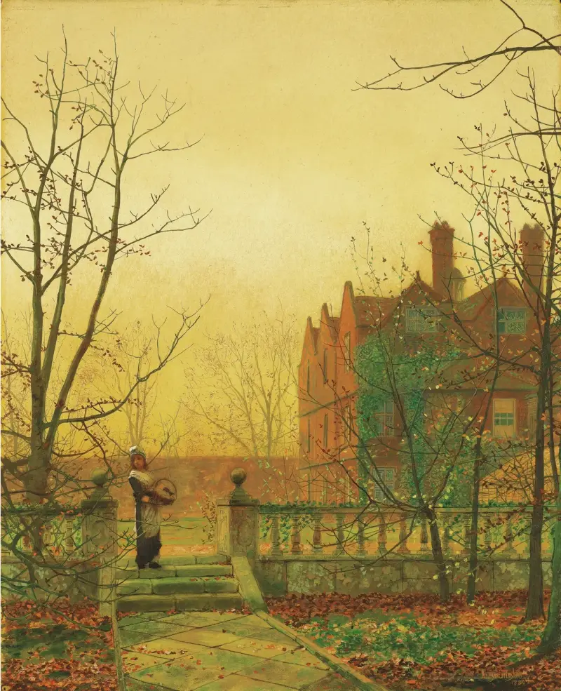 Autumn Gold av John Atkinson Grimshaw
