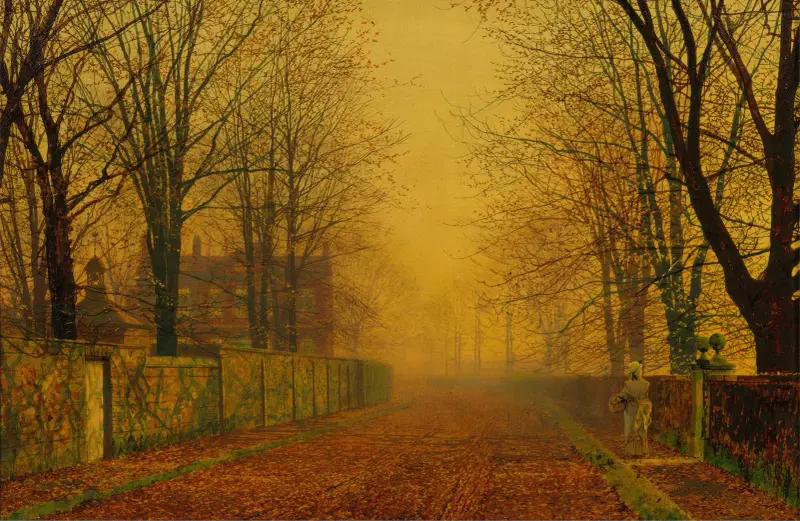 Večerní záře, John Atkinson Grimshaw