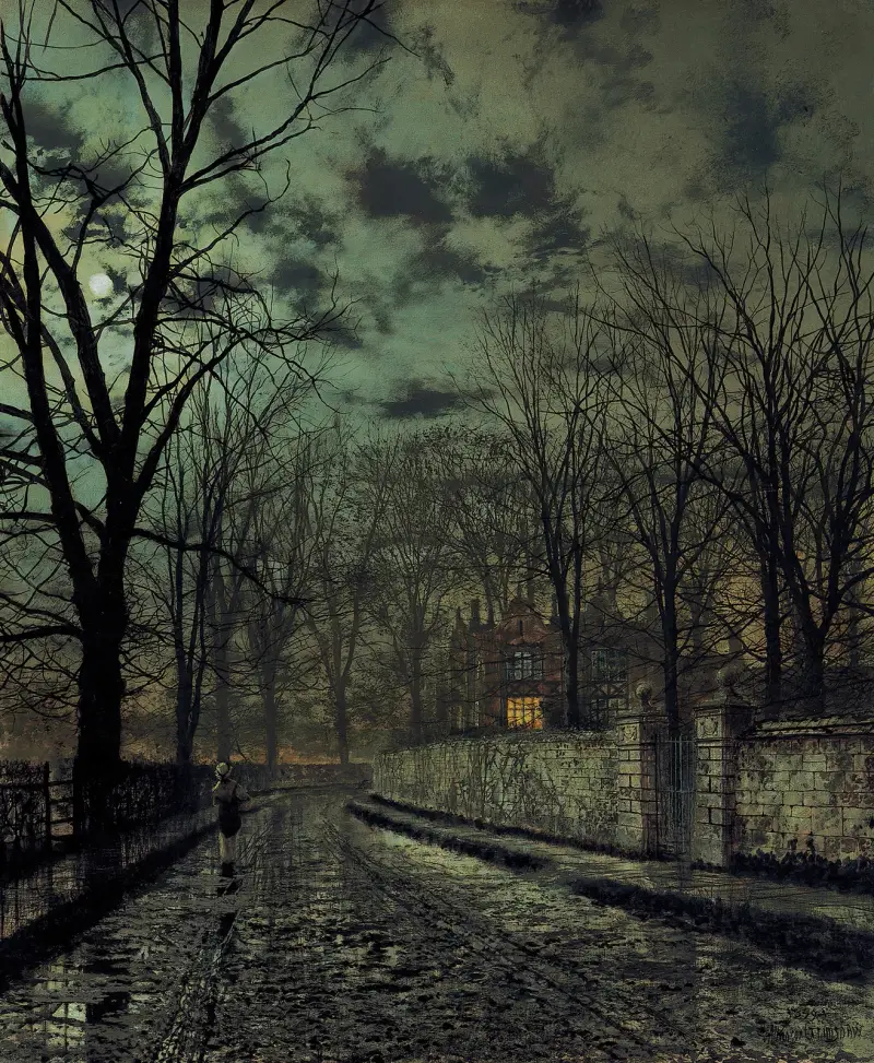 Listopad, John Atkinson Grimshaw