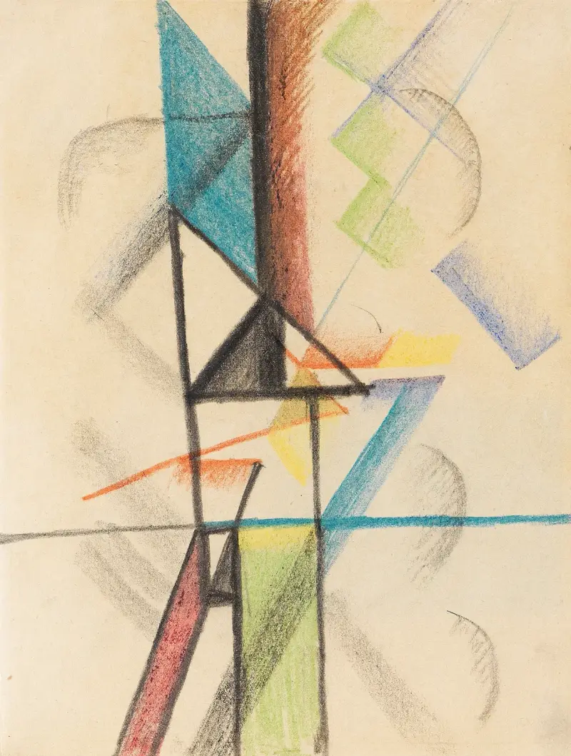 Abstrakte Formen V av August Macke