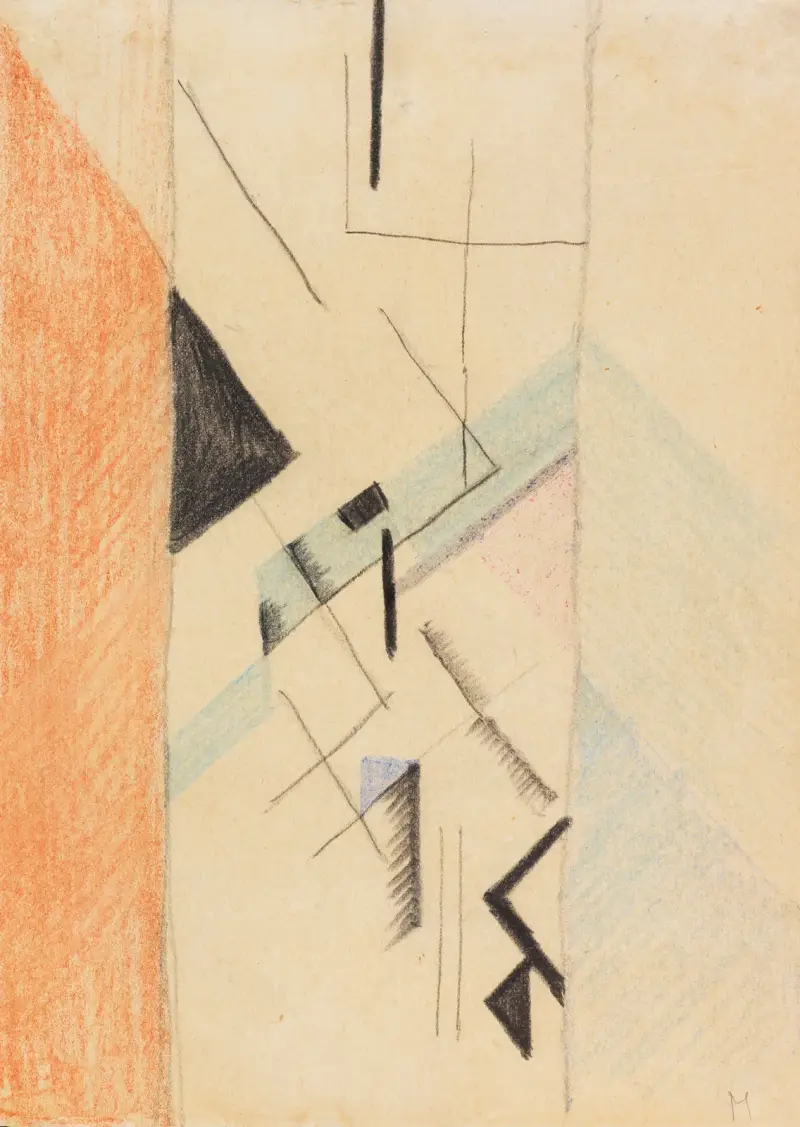 Abstrakte Formen XX av August Macke
