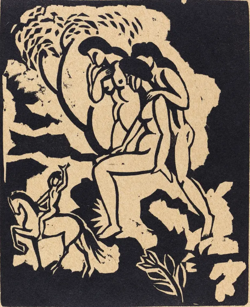 Pozdrowienie – nr 1, August Macke
