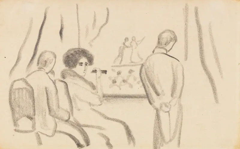In der Loge av August Macke