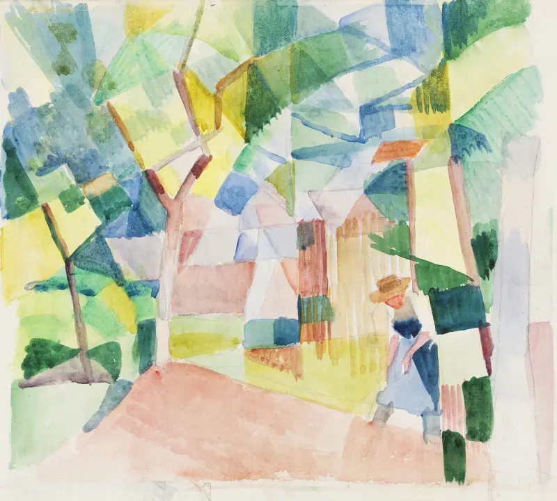 Kandern 3 av August Macke