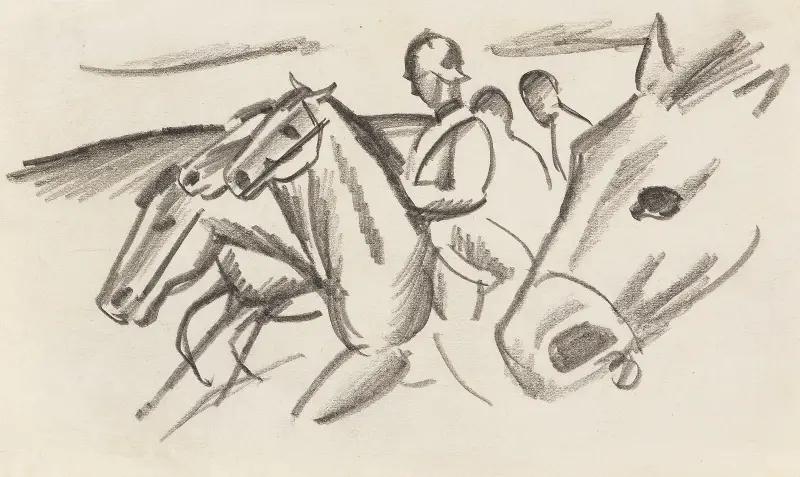 Kürassiere av August Macke