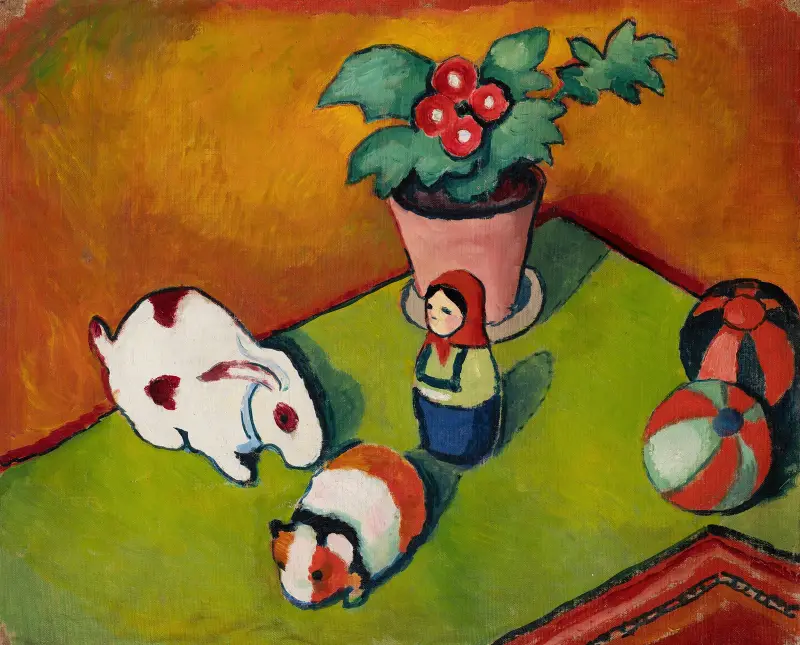 Little Walter’S Toys av August Macke
