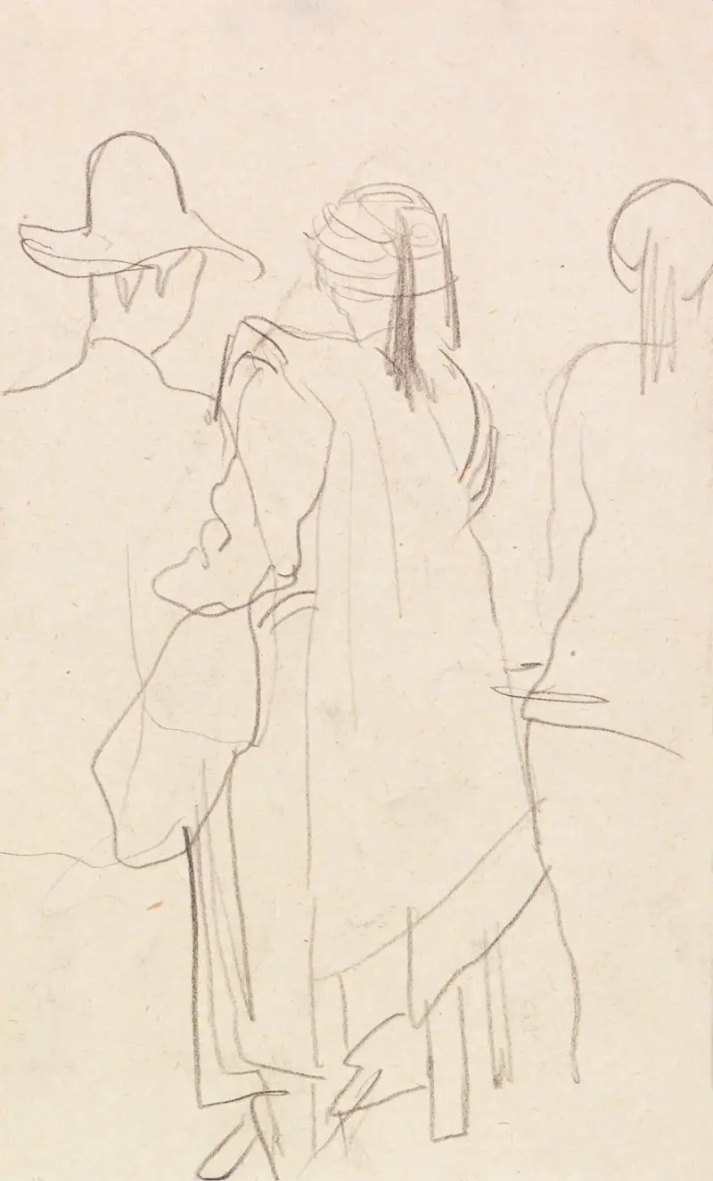 Türke und Europäer av August Macke