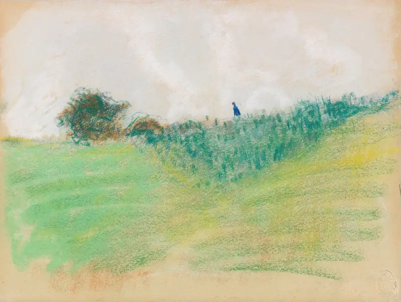 Väg vid Kreuzberg nära Bonn av August Macke
