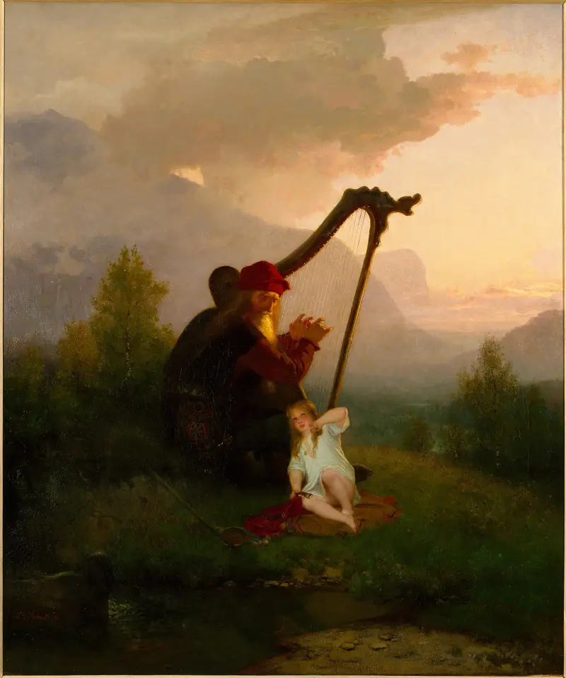 Kung Heimer och Aslög av August Malmström