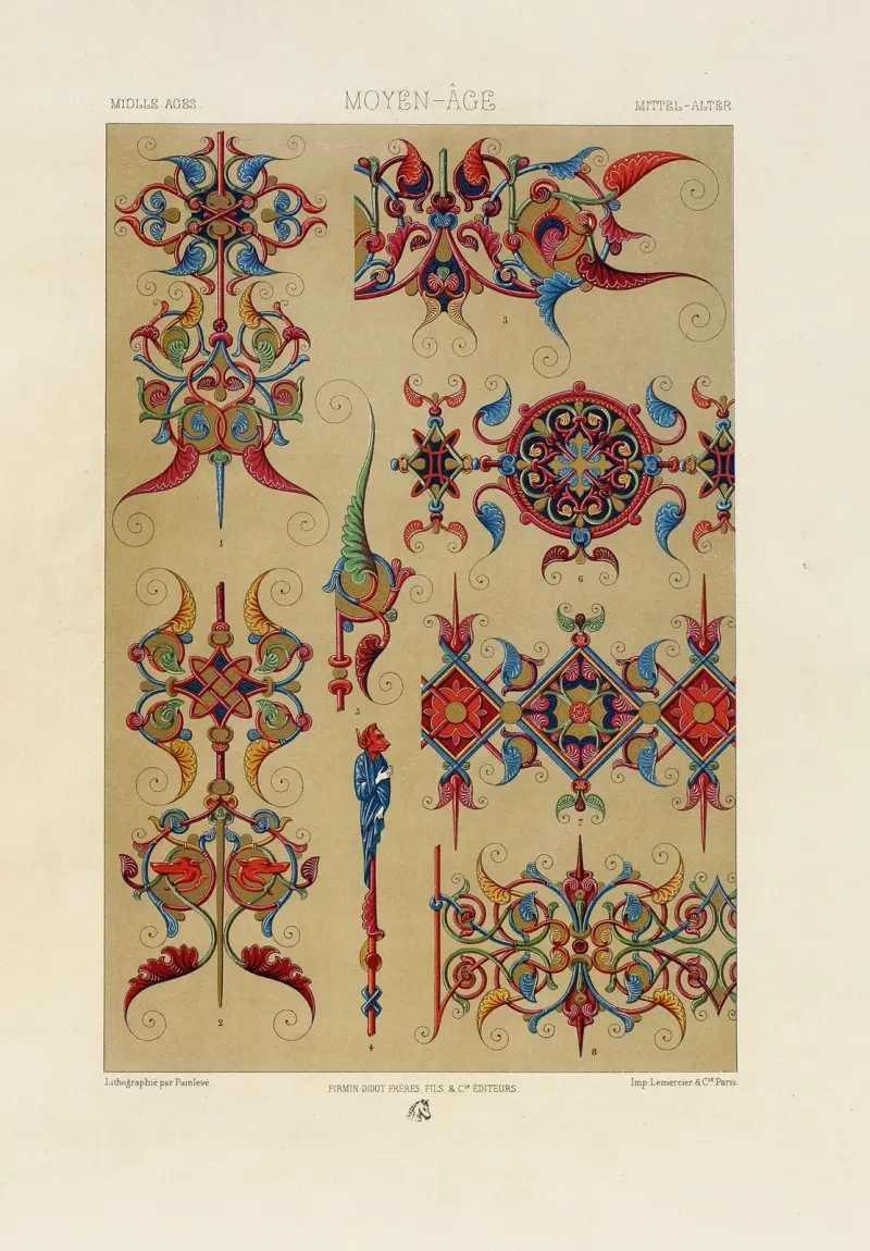 Moyen Age 6, Auguste Racinet
