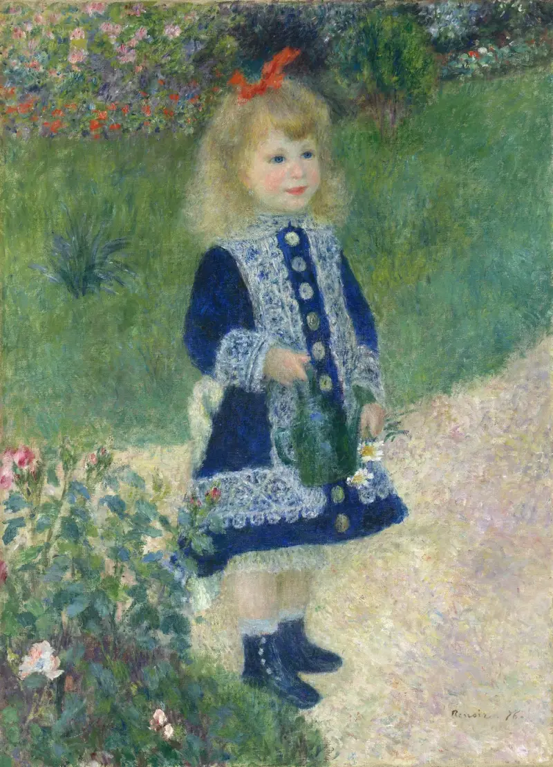 Mädchen mit Gießkanne von Pierre-Auguste Renoir